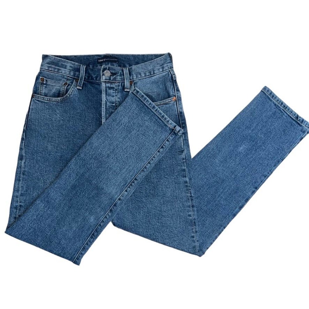 Levi's Made & Crafted 501 Original Cropped Jeans Straight Leg Organic Cotton 25